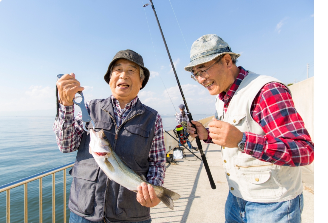 趣味の釣りに数年ぶりに行けました